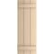 Ekena Millwork Rustic Three Board Joined Board-n-Batten Smooth Faux Wood Shutters, 16 1/2W x 50H, PR SHUBJS16X50SMPR - alternate 13